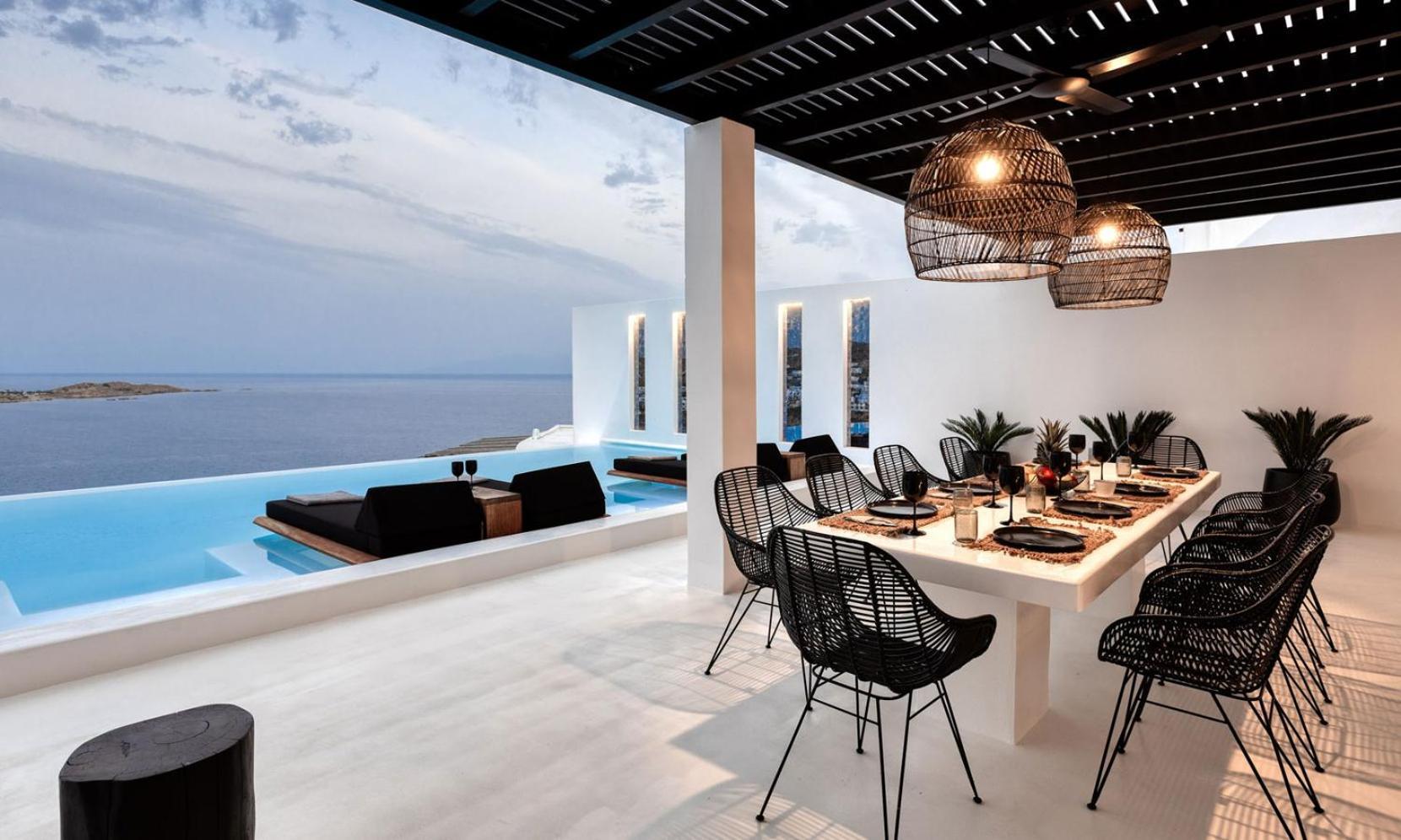 Psarou Black Villa 2 מראה חיצוני תמונה